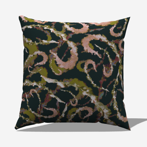 Spun Polyester Pillow Cover - Healing Herbs