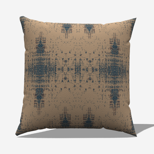 Faux Linen Pillow Cover - Sundrenched Diamons